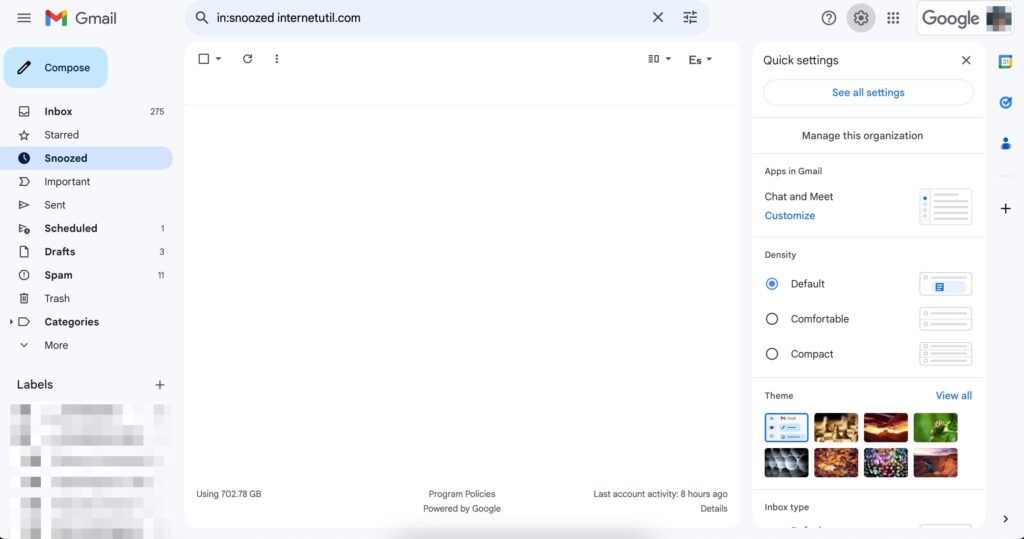 gmail personalizar